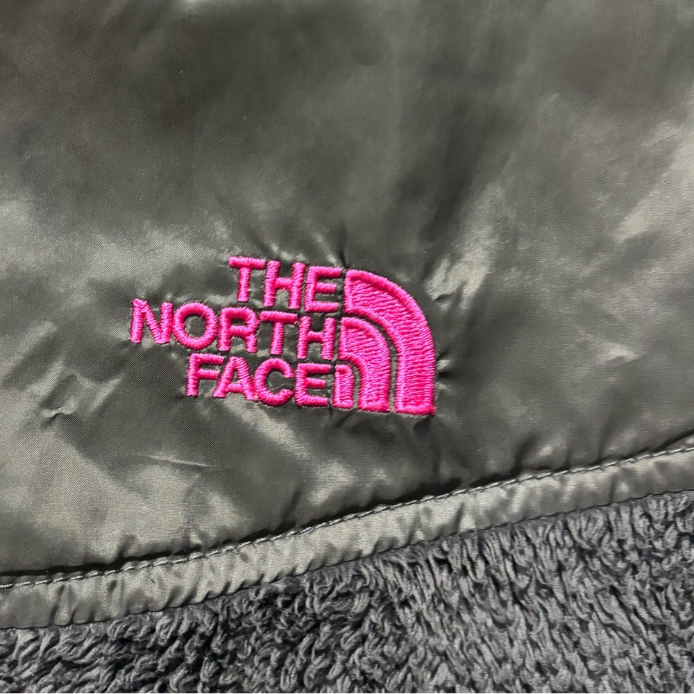 The North Face Girls Osito Fleece Full Zip Jacket Hooded, XL - Picture 2 of 9